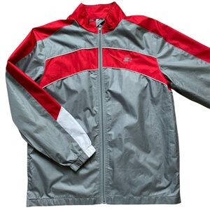 Boy’s STARTER Gray and Red Windbreaker Jacket
